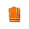 Pyramex Safety Vest, Hi-Vis, Orange, Medium RVZ2420M - alternate 3